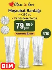 GLASSİNLOVE MEŞRUBAT BARDAĞI GLASSİNLOVE MEŞRUBAT BARDAĞI